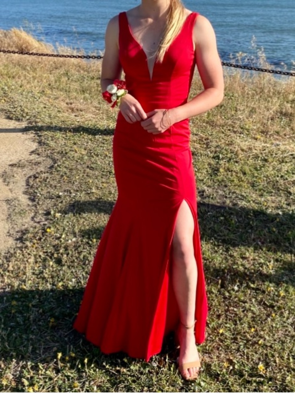 Starbox Formal Gown, size XS, red